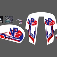 TRANSPARENT STRIPING VESPA MATIC DESIGN (VP)RACING