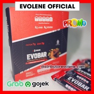 Evolene EVOBAR Evo Bar 12 sachets Diet Protein Snack BPOM Halal Chocolate Healthy Snack Whey Gainer 