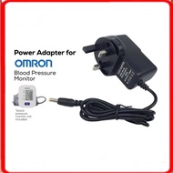UK 3 Pin 6V AC/DC Power Adapter for Omron HEM-7142 HEM-7121 HEM-7120 SEM-1 JPN500 JPN600 JPN700 And 