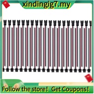 【】JST SM 3 Pin 20 Pairs Connector Set for LED Strip Light- Female Male Type, 15cm for WS2812B, WS281