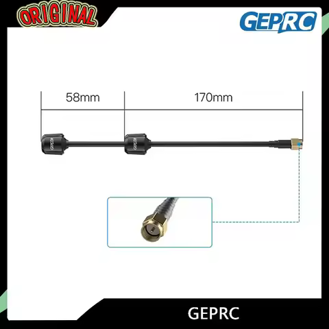 GEPRC Momoda2 4.9G DUAL Antenna Long Gain 3.65dbi RHCP SMA DIY For RC FPV Quadcopter Drone Freestyle