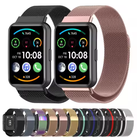 Milanese Band For Huawei Watch Fit 2 Strap Sport Metal Magnetic Stainless Steel Bracelet For Huawei 