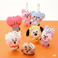 【Ready Stock】bt21 plushie keychain rantai kunci bag charm plushie Gift
