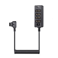 สวมใส่ได้ D-Tap ตัวผู้ถึง5พอร์ต D-Tap ตัวเมีย Spliter D-Tap B ชนิดซ็อกเก็ตพลังงานสำหรับกล้อง V-Mount