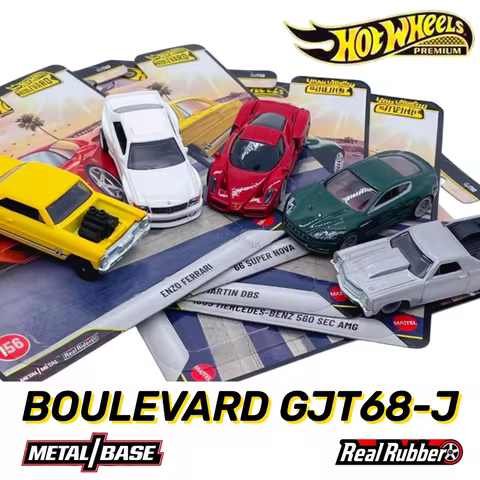 2026 Hot Wheels Boulevard GJT68-J Enzo Ferrari Mercedes 560 AMG Super Nova Aston Martin DBS 1:64 Adu