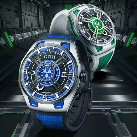 BONEST GATTI 5803 Men Automatic Movement Watch Luxury Watches Mechanical Wristwatch Luminous Waterpr