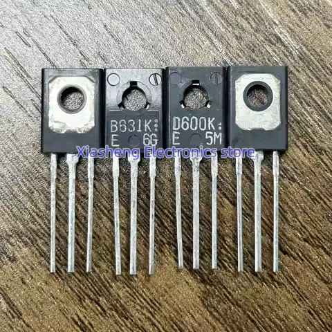 New Original 10Pairs 2SD600K D600K + 2SB631 B631 TO-126 Transistor In Stock Good Quality