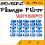 50PCS SC-SC flange Fiber Coupler UPC Fiber Optic Adapter UPC Optical Simplex Mode SC-SC Fiber Flang