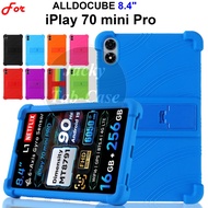 For ALLDOCUBE iPlay 70 mini Pro 8.4" Shockproof Soft Silicone Cover Stand Case For iPlay70 mini Pro 