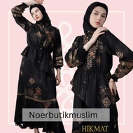 new Hikmat Fashion Original A3620 Abaya Hikmat  noerbutikmuslim Gamis