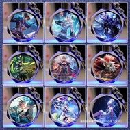 Honor Merchandise Hero Skin Crystal Keychain Glowing Backpack Pendant Lan Kai Yao Gift for Boys and 