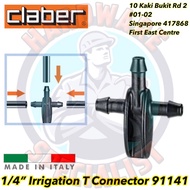 Claber 91141 3 Way Coupling Irrigation Connector