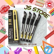 (12 Pieces) SF 008 Gel Pen 0.5mm Per Pack Black Ink