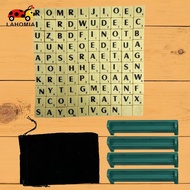 [LAHOMIA] Word Spelling Game Matching Word Game Educational Toy with Velet Pouch Letter