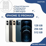 iPhone 12 Pro Max 128G/256GB/512GB | Second Mulus Normal Fullset - 256GB, Pasific Blue