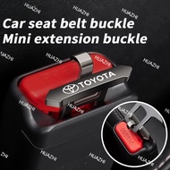 ZC 1/2Pcs Toyota Car Seat Belt Dual Use Extension Buckle Car Mini Safety Seat Belt Buckle Clip Muffl