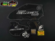 Honda Click 125i V2 and V3 Air filter cover Pulley cover with mushroom filter and Ds4 Radiator acryl