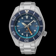 Seiko 精工 Prospex GMT Prospex Sumo SFK001J1 SFK001 Blue Dial Solar Diving Watch 藍色錶盤太陽能潛水錶
