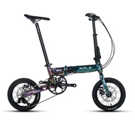 🔥Official SG RIFLE DISTRIBUTOR🔥 Model: AK14  3 Speed Holographic Foldable Aluminum Bike &lt;8+ KG , Lightweight | Gold Holographic Paint | Delivery in 3 days