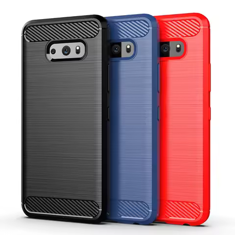 Brushed Texture Case For LG G6 G7 Plus G8 g8x G8S Thinq Q6 Q7Plus Stylo 4 5 V30 V30S V40 V50 V50S V6
