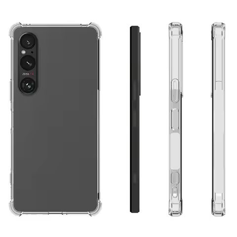 For Sony Xperia 1 VI 1VI 5G Case Clear Airbag Silicone TPU Bumper Shockproof Back Cover Phone Case f