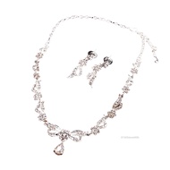 เจ้าสาวสร้อยคอต่างหูชุดเครื่องประดับRhinestoneผีเสื้อชุดเครื่องประดับสำหรับงานแต่งงาน 5LA-lcl-TH