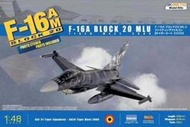 KINETIC 1/48 (K48036) F-16AM BLOCK 20 MLU 虎紋塗裝版 (附~PE+空速管)