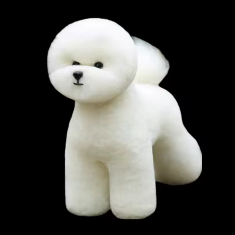 Mr.Jiang Bichon Pet Model Grooming Model Dog For Pet Goomers Trimming Practice Bichon Full Body Hair