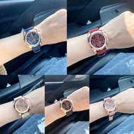 นาฬิกาข้อมือผู้หญิง นาฬิกาแฟชั่นสไตล์MK สายซิลิโคนนิ่ม genevaแท้ พร้อมส่งจากไทย
