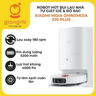 [app mihome]Robot hút bụi lau nhà Xiaomi Mijia Omni/Mijia X10 plus tự giặt giẻ tự đổ rác/ Mijia sc P