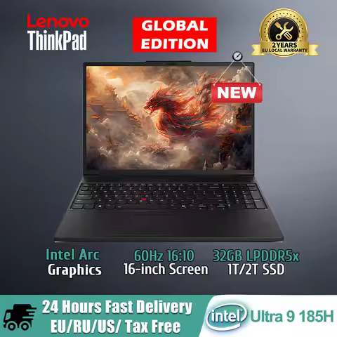 Lenovo ThinkPad P16s Laptop Intel Core Ultra 9-185H Intel Arc Graphics 32GB /64G RAM 1TB SSD 60Hz 16