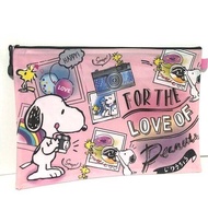 SNซอง เก็บเอกสาร กระเป๋าเอกสาร ซองเอกสาร ลาย CAMERA  สนูปปี้  กล้อง  งานตาข่าย 2 ซิป 2 ช่อง พลาสติกอ