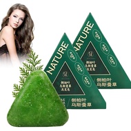 Natural Triangle Shampoo, Natural No. 7 Green Soap Shampoo, Oil Control Anti-Dandruff