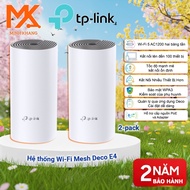 [Genuine TP-Link] TP-Link Deco E4 AC1200 Mesh Wi-Fi System – Full Home Coverage, Stable Connection