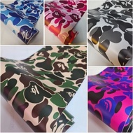 Sticker Viny Wrap Decal Camo A bathing ape Bape