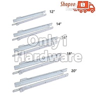 DRAWER SLIDE PAIR SET DRAWER RUNNER FURNITURE DRAWER SLIDE ROLLER RUNNER RAIL