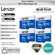 Lexar BLUE PLUS microSD Card UHS-I (Up to 170MB/s A2 V30 U3 4K UHD)