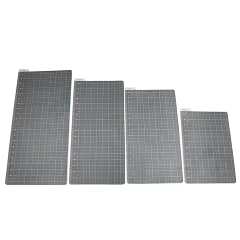 Weeks Travelers Notebook A5 A6 Writing Mat Pad PVC Grid Sewing Cutting Mats Ruler Board Drawing Clip
