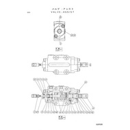 UH063 ASSIST VALVE SEAL KIT, UH045-7, UH04-7, UH053 4129146 EXCAVATOR