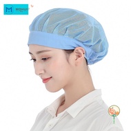 MW Chef Cap, Work Headband Food Service Cook Hat, Chic Bundled Hair Hair Nets Nets Work Wear Canteen
