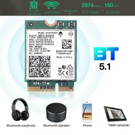 Wifi Card Ax201 Ngw with Antenna Wifi 6 3000Mbps M.2 Cnvio2 Bluetooth 5.1 Wifi Adapter for Windows10