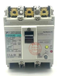 Preferred❤ Simple Brand New Original Fuji Plastic Shell Leakage Circuit Breaker EW50AAG 3P 20A AC100
