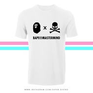 BAPE X MASTERMIND JAPAN  STREETWEAR TSHIRT READY STOCK