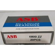 Original 6800 ZZ ASB Bearing – High Precision 2-Sided Iron Cover