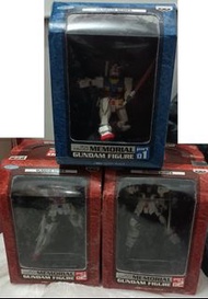 日本版 BANPRESTO GUNDAM FIGURE MEMORIAL GUNDAM, ZZ GUNDAM, NEW GUNDAM 三盒