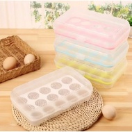 Egg Box Storage Organizer 15-Hole Egg Storage Box/