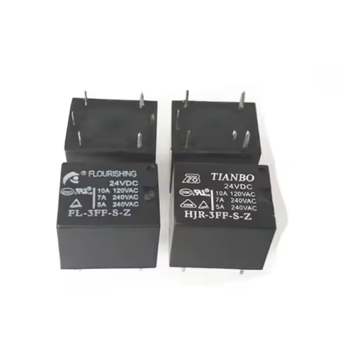 24V relay HJR-3FF-S-Z HJR 3FF S Z HJR 3FF S Z 24VDC DC24V 24V 10A 5PIN