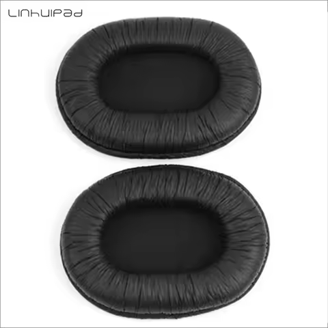 1 pair Replacement Leather Ear Pads Ear Cushions Durable Sponge earpads fit on SONY MDR-7506, V6, CD