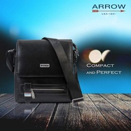 sling bag arrow-(AR021S)/sling beg lelaki selesa/office/berjalan/mall/kulit/origanal arrow/push bag/