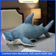 JOJO CASTLE Giant Size Whale Plush Toy Blue Shark Doll Hammerhead Shark Plushie Sea Animals 55/100/1